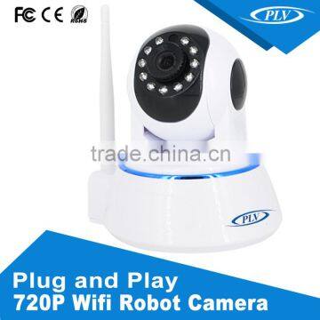 july newly hot sell PLV-NC619RW 720p digital wifi smart and p2p ip camera