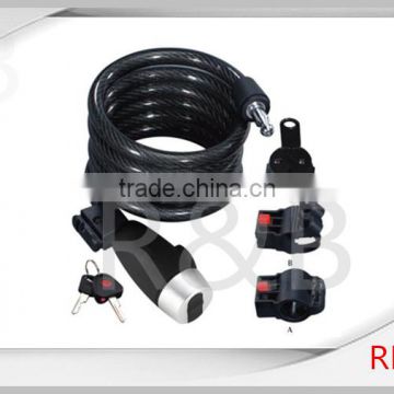 RL-2441 steel cable lock with dust cover