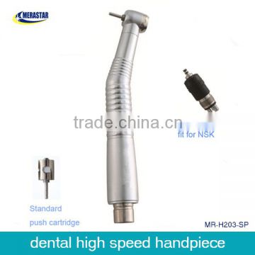MR-H203-SP 2015 hot sale promotion New Dental High Speed Push Button Handpiece 4 holes