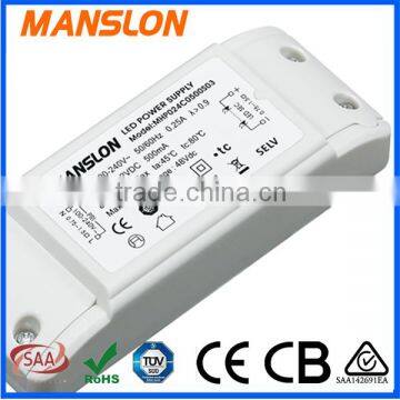 constant current 24w led switching power supply with TUV CE