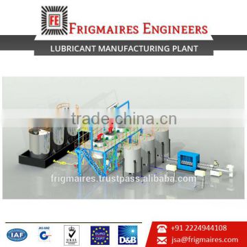 Result Oriented Lubricant Manufacturing Plant