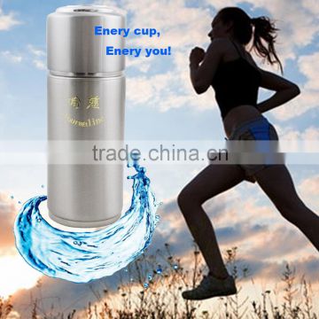 Magnetic energy water bottle tourmaline nano alkaline thermos water flask