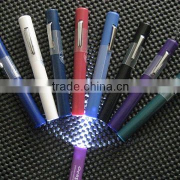 plastic HEYU led torch light pen for promotion