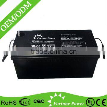 12years experience manufacturer 12v 200ah Maintaincence Free Battery