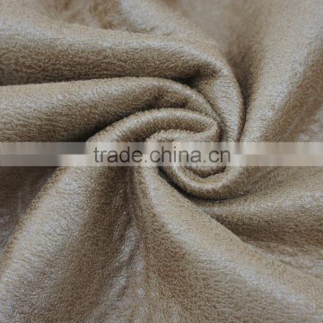 100%polyester bronzed Suede Fabric