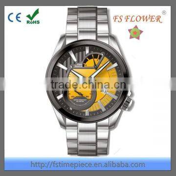 FS FLOWER - 2015 New Designed OEM Custom Special Stainless Steel Watch For Men Sports