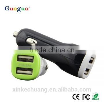 2016 GUOGUO Highspeed Dual USB Universal Mobile Phone Charger 4.8A USB Car Charger