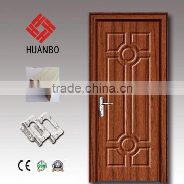 Modern design wood panel wooden internal eco-friendly decorative laminated door for bedroom