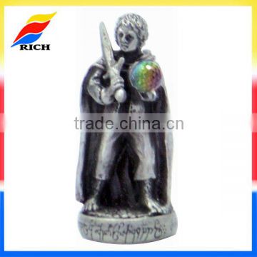 decorative pewter chess figurine alloy toy