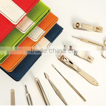 good quality 5 pcs stainless steel manicure set for Gift nail manicure