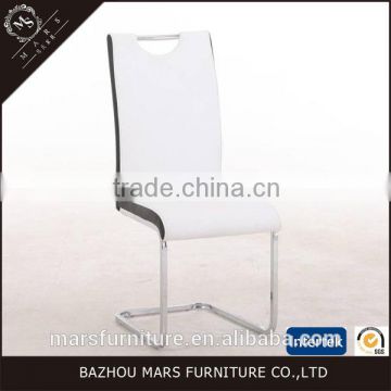 New design metal leather dining chair