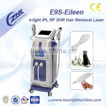 Skin Care E9S Tattoo Removal Hair Breast Lifting Up Removal IPL Elight Laser Device Bikini Hair Removal