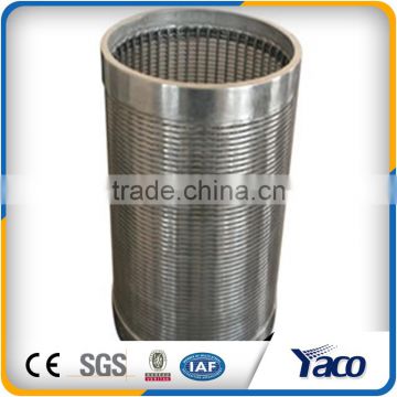 High quality welded continuous slot wedge wure screen