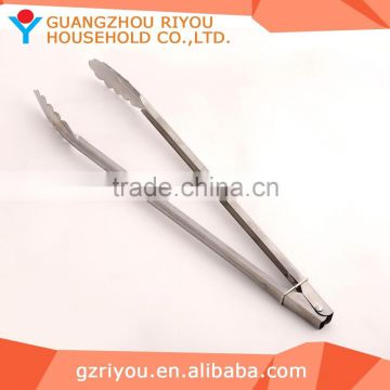 Custom Outdor BBQ stainless steel hand shape sugar tong hand tongs