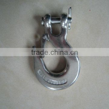 Stainless Steel Hook,Clevis Grab Hook with Latch