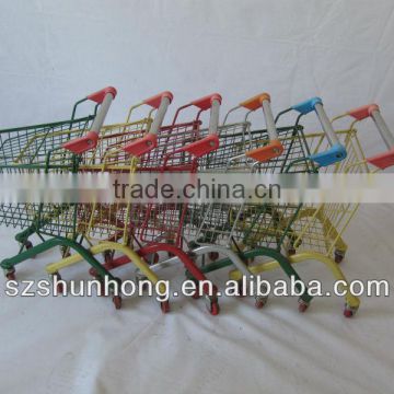 Hot Style children Shopping Trolley/child size shopping cart in supermarket