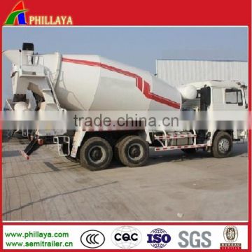 concrete mixer truck trailer with pump 8 cubic meters