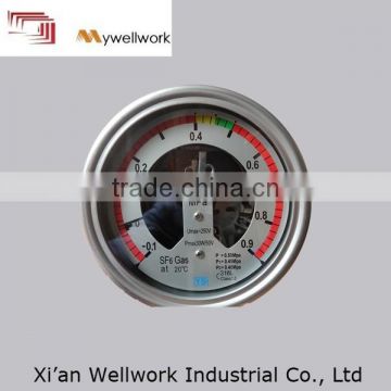 High quality high standard stainless steel rods SF6 gas density gauge