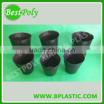 PE plastic flower pot used nursery pot in bulk