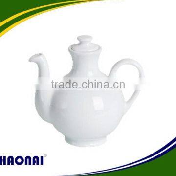 KC-00710 plain ceramic pot for soy sauce hotel use