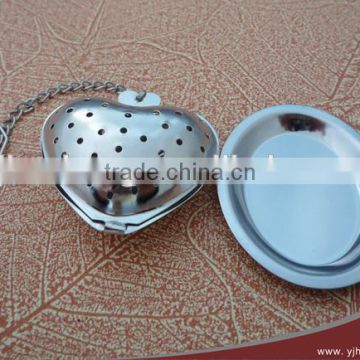 Heart-shaped Stainless Steel Tea Strainer