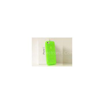 Eco friendly TPU iPhone 5s Cell Phone Cases Green Protective Phone Covers