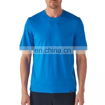 Custom design blank mens polyester t-shirt quick dry gym t-shirts
