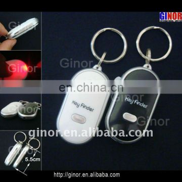 whistle key finde with keychain light