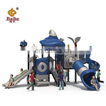 Excellent quality children outdoor playground park tube slide for kids