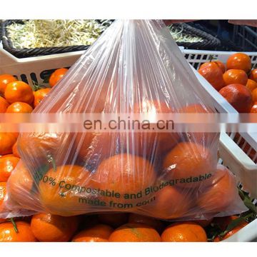 New year offer Biodegradable Plastic High quality Produce Custom Printed Bags on Roll for Packing Foods