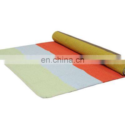 High quality customize size unique cotton Yoga Rug Indian supplier