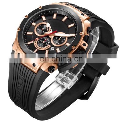 Custom Logo Relogio Masculino Private label Man Wrist Watches Brand Reloj De Hombre Rose Gold Watch Mens