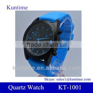 alibaba express wholesale men's silicone band sport quartz watch