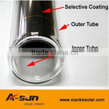 58mm 1800mm low price solar water heater evacuated tube