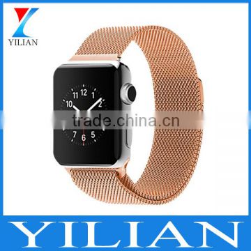 Hot sale 38mm/42mm Magnetic stainless steel for apple watch band milanese loop watch strap for apple