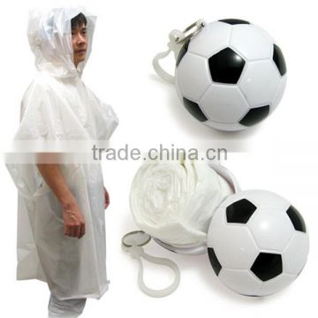 Emergency Disposable Promotion Ran Poncho Foldable Ball Raincoat