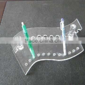 Hot selling clear acrylic pen and pencil holder