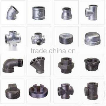 Malleable iron pipe fittings