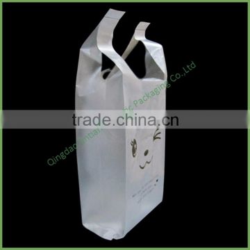 Disposable Best Price Vest Handle Plastic Carrier Bag for beverage Take Out