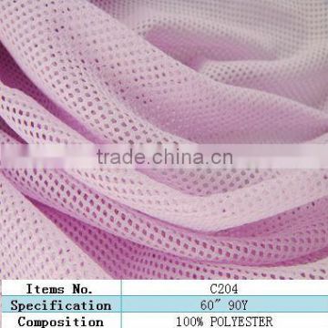 Soft Elastic Knitted Polyester Sports Mesh Fabric textile