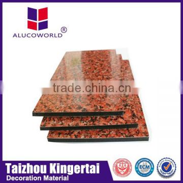 1220mmX2440mm composite aluminum panel acp marble for exterior wall cladding