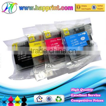 High capacity high quality compatible printer ink cartridge for brother LC 39xl 975xl 985xl