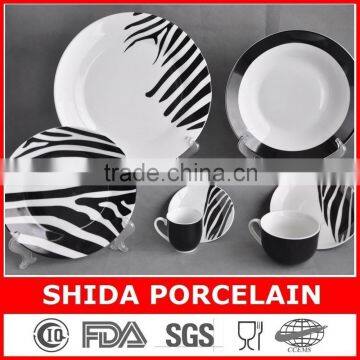 Special Brazil fine design 42pcs round dinner set