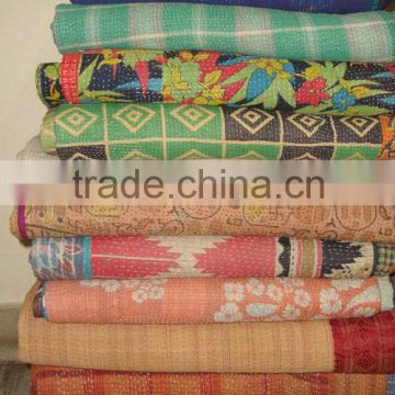 VINTAGE KANTHA QUILTS THROWS RUGS~AT AMAZING DISCOUNTED PRICES DIRECTLY FROM FACTORY IN INDIA
