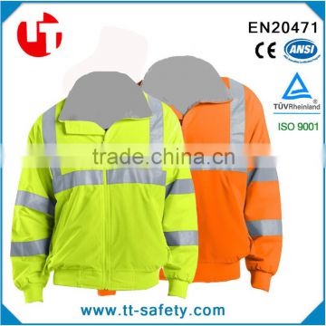 high visibility winter construction keep warm reflective work safety workwear jacket