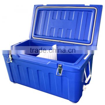 80L fishing ice cooler box with wheel,insulated cooler box,fishing box