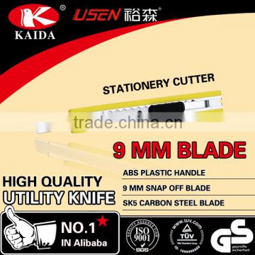 9mm Snap Off Blade Plastic handle art Stationery Cutter