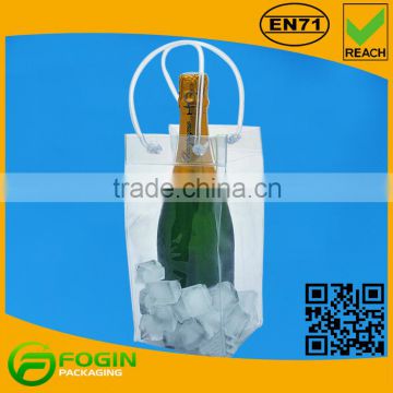 pvc plastic ice bag for wine