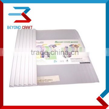 Good Price A4 size report cover clear plastic PP rail folder