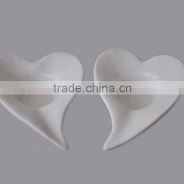 White Ceramic Customized Mini Candle Holder